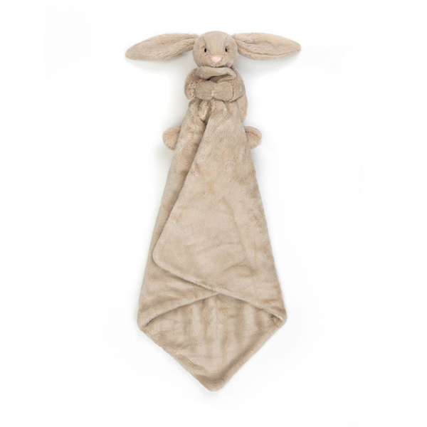Jellycat / ジェリーキャット　/ Bashful Beige Bunny Soother　/　バニー　毛布付き　うさぎのぬいぐるみ　ベビー　ベージュ色のうさぎ