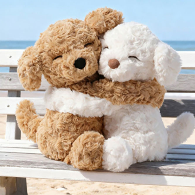 【先行予約】入荷後発送　Mchugs （マックハグス）Harmony Hugging The Puppy ハグしている犬　