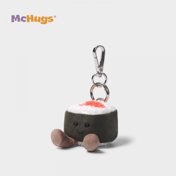 Mchugs Tuna Sushi Roll Bag Charm（マックハグス）鉄火巻き　ツナスシロール　チャーム　寿司　チャーム　まぐろ　巻き寿司