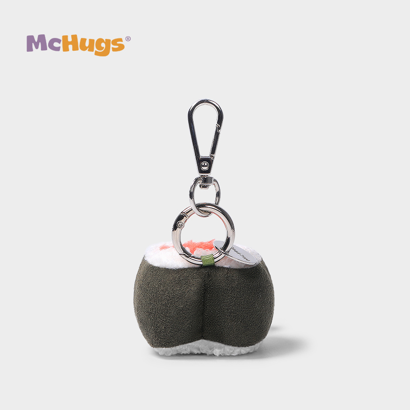 Mchugs Tuna Sushi Roll Bag Charm（マックハグス）鉄火巻き　ツナスシロール　チャーム　寿司　チャーム　まぐろ　巻き寿司