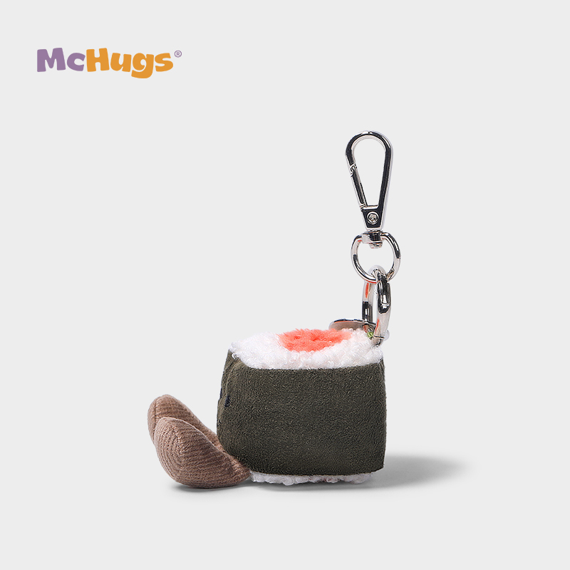 Mchugs Tuna Sushi Roll Bag Charm（マックハグス）鉄火巻き　ツナスシロール　チャーム　寿司　チャーム　まぐろ　巻き寿司