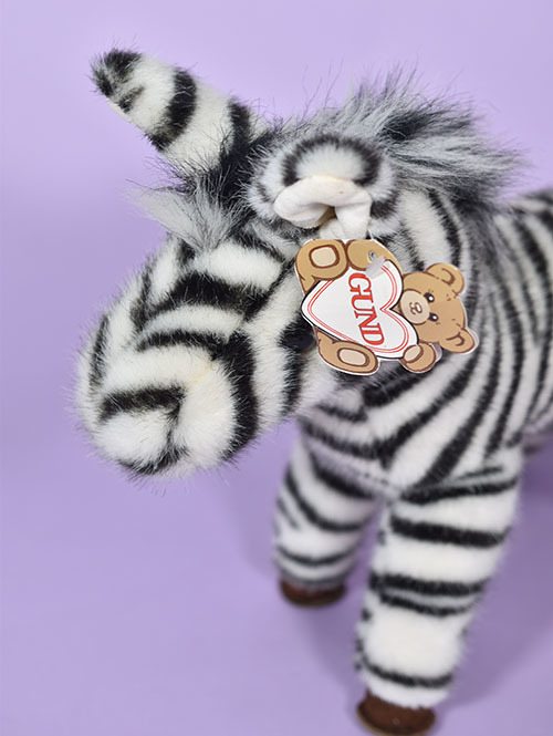 GUND Vintage (ガンド） 　しまうまのぬいぐるみ　シマウマ　縫いぐるみ　アンティーク