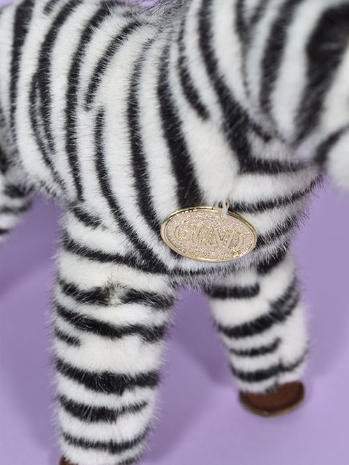 GUND Vintage (ガンド） 　しまうまのぬいぐるみ　シマウマ　縫いぐるみ　アンティーク