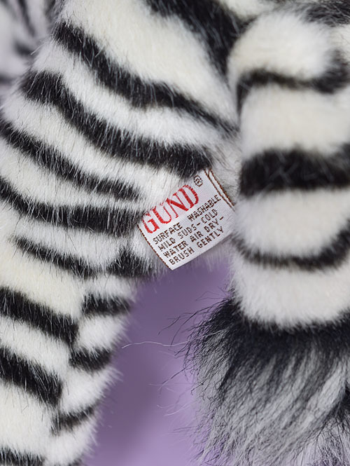 GUND Vintage (ガンド） 　しまうまのぬいぐるみ　シマウマ　縫いぐるみ　アンティーク