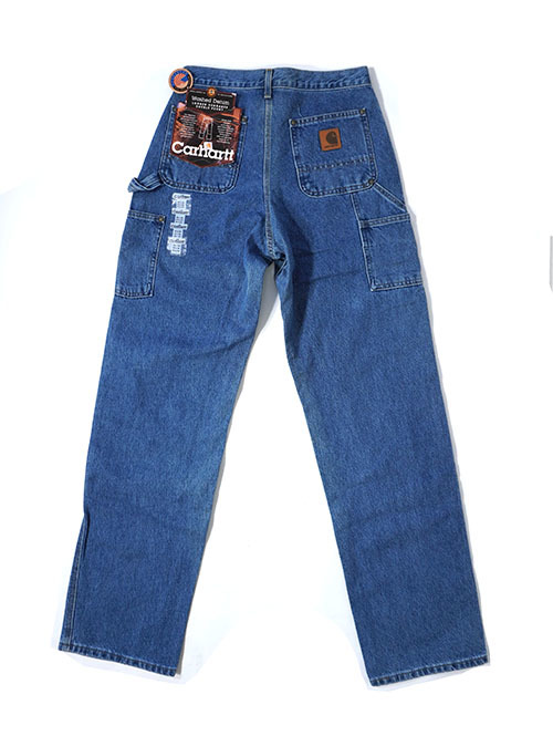 Carhartt デッドストック　Made In USA ダブルニーデニムワークパンツ