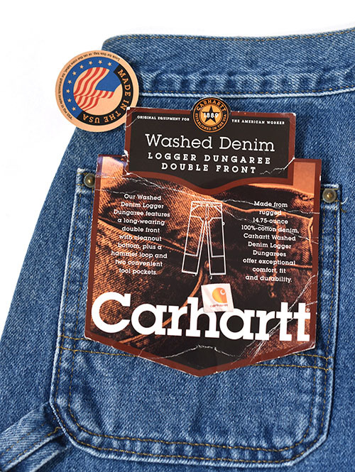 Carhartt デッドストック　Made In USA ダブルニーデニムワークパンツ