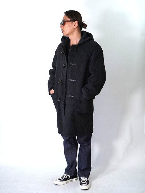 Gloverall 0512/TM ダッフルコート-Charcoal Grey