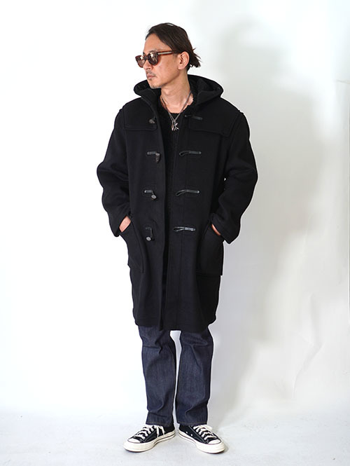 Gloverall 0512/TM ダッフルコート-Black