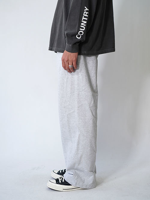 LOS ANGELES APPAREL 14oz. HEAVY FLEECE STRAIGHT LEG SWEATPANT - Grey