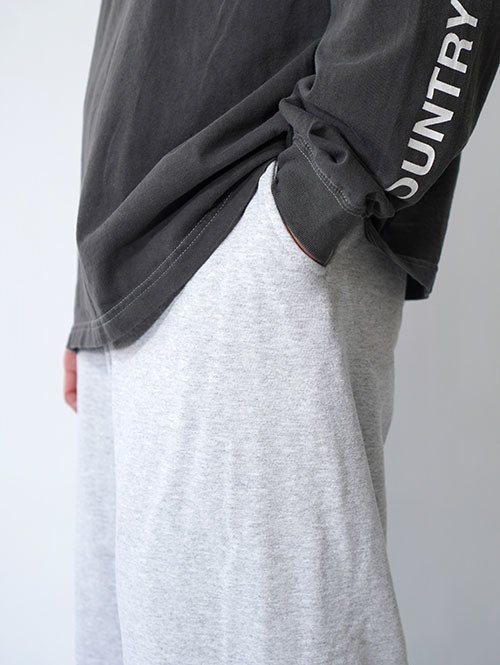 LOS ANGELES APPAREL 14oz. HEAVY FLEECE STRAIGHT LEG SWEATPANT - Grey