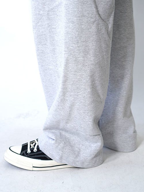 LOS ANGELES APPAREL 14oz. HEAVY FLEECE STRAIGHT LEG SWEATPANT - Grey
