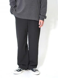 LOS ANGELES APPAREL 14oz.  HEAVY FLEECE STRAIGHT LEG SWEATPANT - Black