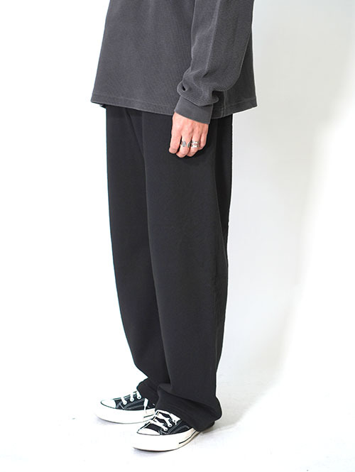 LOS ANGELES APPAREL 14oz.  HEAVY FLEECE STRAIGHT LEG SWEATPANT - Black