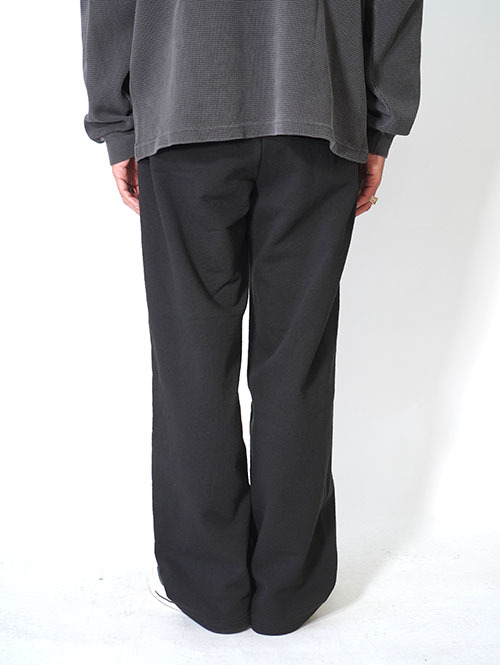 LOS ANGELES APPAREL 14oz.  HEAVY FLEECE STRAIGHT LEG SWEATPANT - Black
