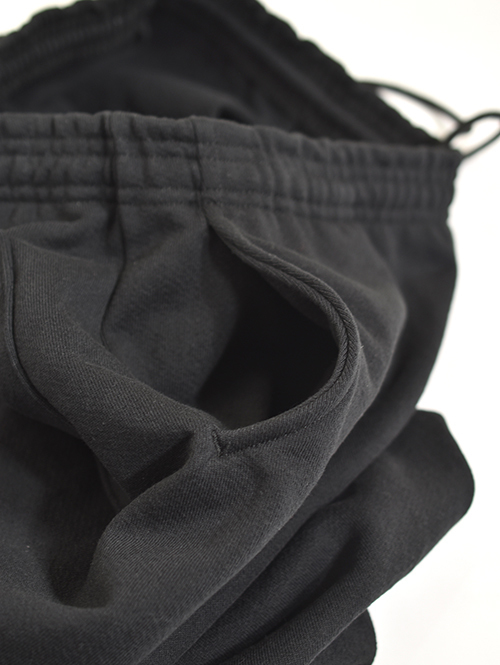 LOS ANGELES APPAREL 14oz.  HEAVY FLEECE STRAIGHT LEG SWEATPANT - Black