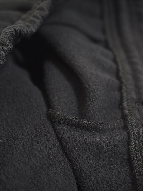 LOS ANGELES APPAREL 14oz.  HEAVY FLEECE STRAIGHT LEG SWEATPANT - Black