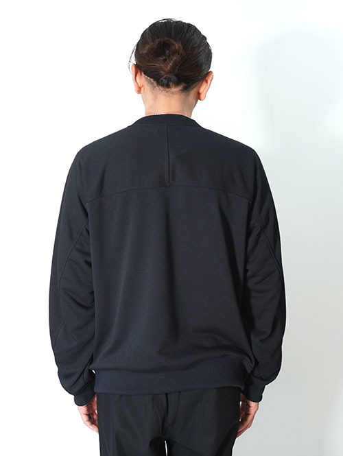 LA MOND  STICH WORK LIGHT SWEAT - Black