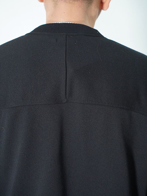 LA MOND  STICH WORK LIGHT SWEAT - Black