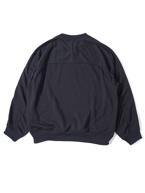 LA MOND  STICH WORK LIGHT SWEAT - Black