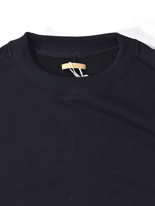 LA MOND  STICH WORK LIGHT SWEAT - Black