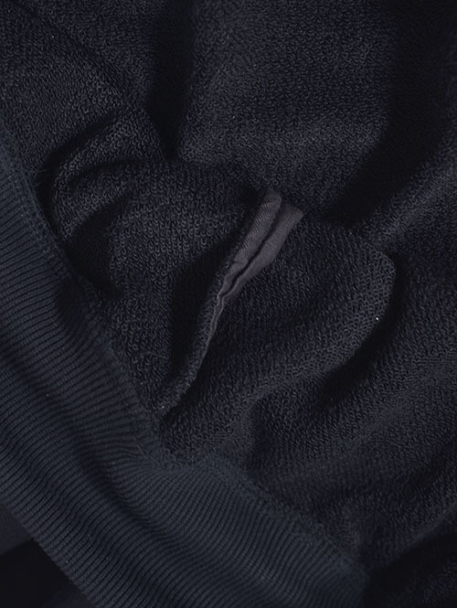 LA MOND  STICH WORK LIGHT SWEAT - Black