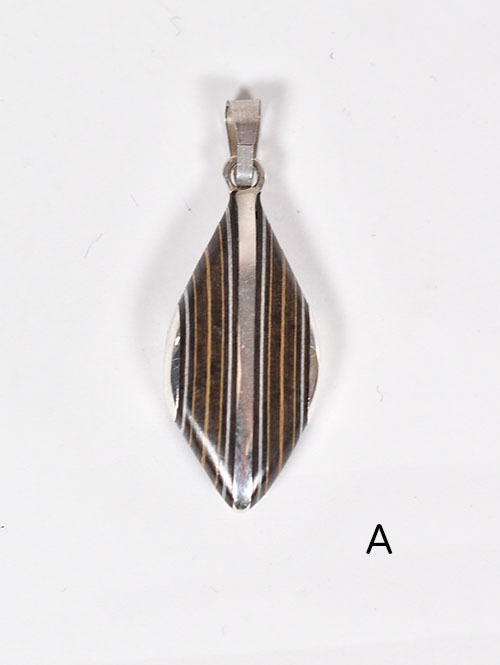 TOUAREG SILVER  Ebony Wood ペンダントトップ