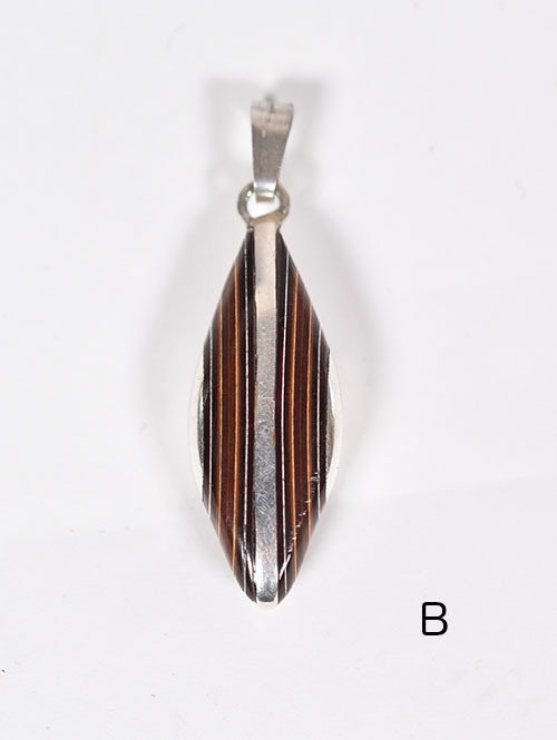 TOUAREG SILVER  Ebony Wood ペンダントトップ