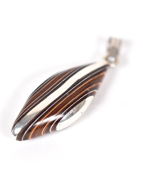 TOUAREG SILVER  Ebony Wood ペンダントトップ