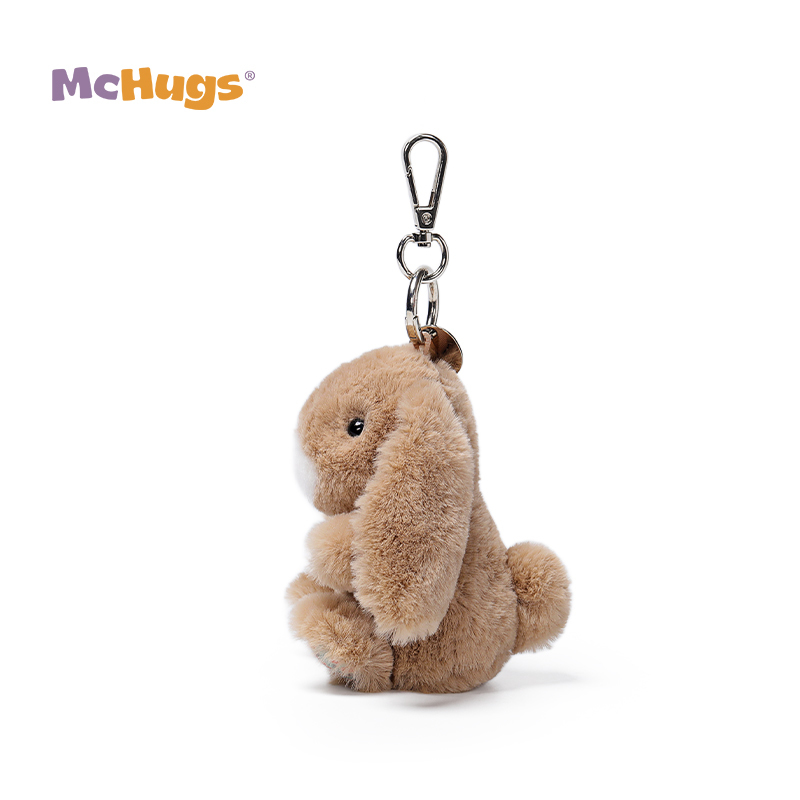 Mchugs Floral Brown Lop Rabbit Bag Charm（マックハグス）フローラルブラウンロップラビットチャーム　うさぎ　花柄　ブラウン　チャーム　