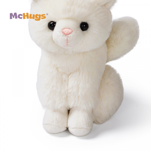 Mchugs Well-behaved White Cat Bag Charm（マックハグス）ウェルビヘイブドホワイトキャットチャーム　白猫　ねこ　チャーム　