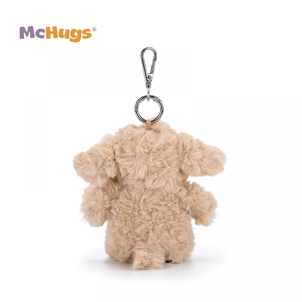 Mchugs Joyce Milk Tea Puppy Bag Charm（マックハグス）ジョイスミルクティーパピーバッグチャーム　犬　ベージュ　チャーム　