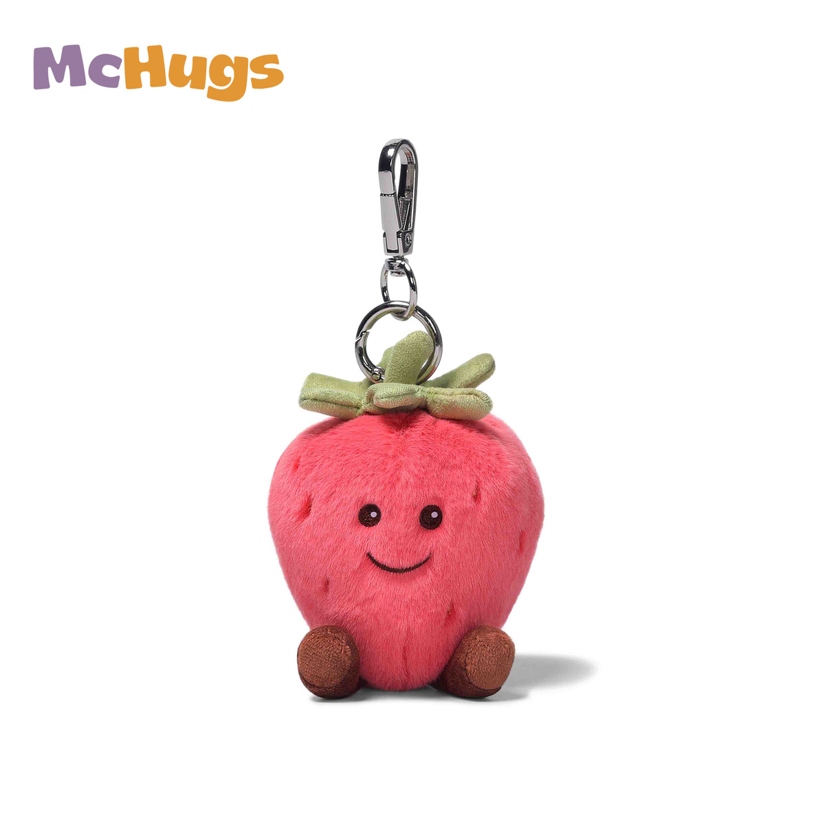 Mchugs Cream Strawberry Bag Charm（マックハグス）クリームストロベリーバッグチャーム　苺　クリーム　いちごチャーム　いちご