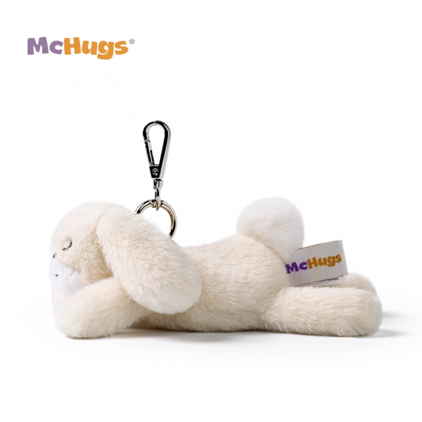 Mchugs Lazy Bunny Bag Charm（マックハグス）レイジーバニーバッグチャーム　うさぎ　白　ウサギチャーム　