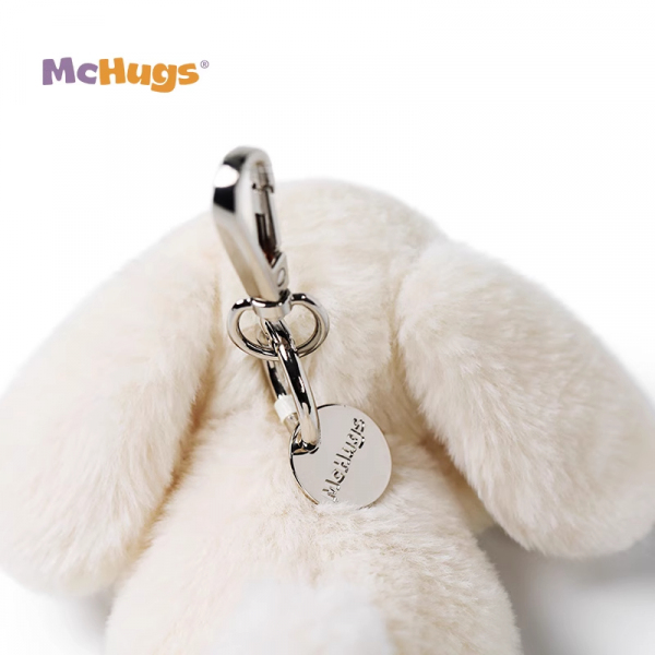 Mchugs Lazy Bunny Bag Charm（マックハグス）レイジーバニーバッグチャーム　うさぎ　白　ウサギチャーム　