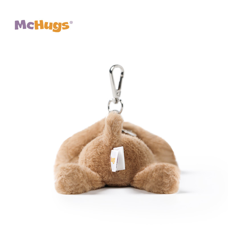 Mchugs Lazy Puppy Bag Charm（マックハグス）レイジーパピーバッグチャーム　犬　ブラウン　いぬチャーム　
