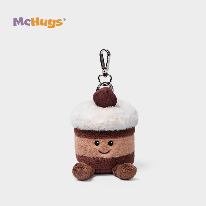 Mchugs Chocolate Cake Bag Charm（マックハグス）チョコレートケーキバッグチャーム　ケーキ　ブラウン　チャーム　