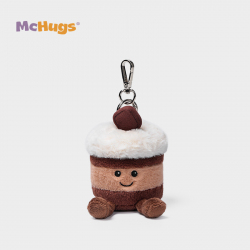 Mchugs Chocolate Cake Bag Charm（マックハグス）チョコレートケーキバッグチャーム　ケーキ　ブラウン　チャーム　