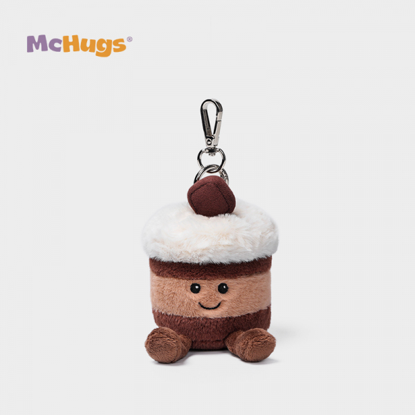 Mchugs Chocolate Cake Bag Charm（マックハグス）チョコレートケーキバッグチャーム　ケーキ　ブラウン　チャーム　