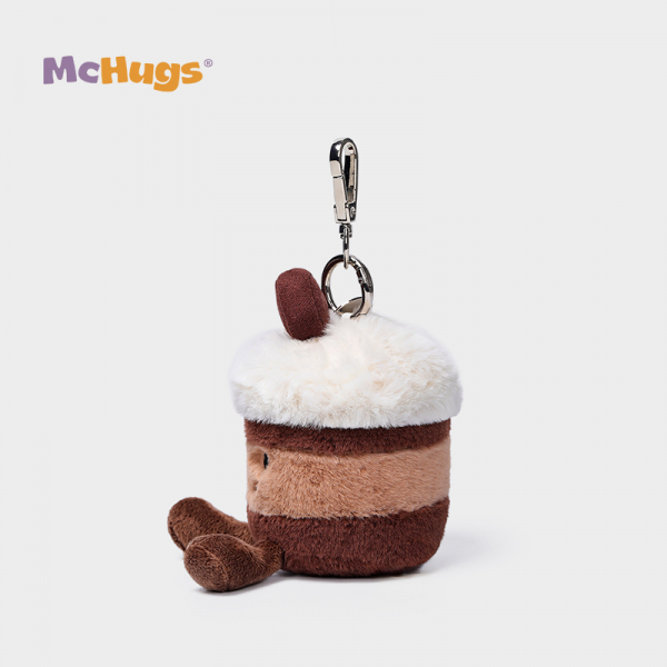 Mchugs Chocolate Cake Bag Charm（マックハグス）チョコレートケーキバッグチャーム　ケーキ　ブラウン　チャーム　
