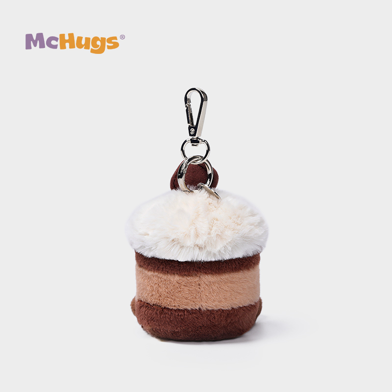 Mchugs Chocolate Cake Bag Charm（マックハグス）チョコレートケーキバッグチャーム　ケーキ　ブラウン　チャーム　
