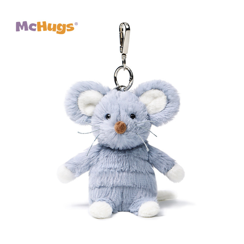 Mchugs Mia Mouse Bag Charm（マックハグス）ミアマウスバッグチャーム　ねずみ　水色　マウスチャーム　