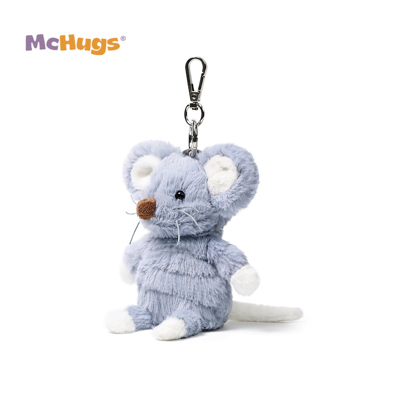 Mchugs Mia Mouse Bag Charm（マックハグス）ミアマウスバッグチャーム　ねずみ　水色　マウスチャーム　