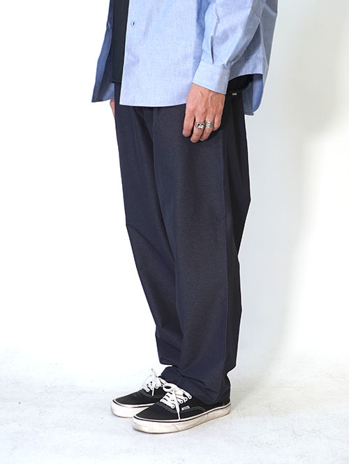 SALUTE HELM ワンタックワイドパンツ（66003) Charcoal