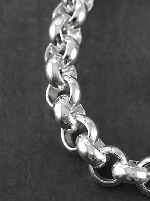 ETOFFE ORIGINAL  シルバー925 甲丸チェーン 線径0.60mm (50cm)