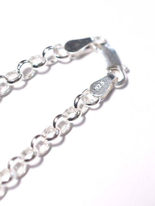 ETOFFE ORIGINAL  シルバー925 甲丸チェーン 線径0.90mm (50cm)