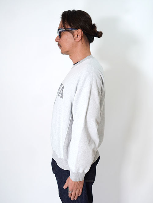 REMI RELIEF  NEW SP加工3飛び裏毛クルー (VIRGINIA LAW)