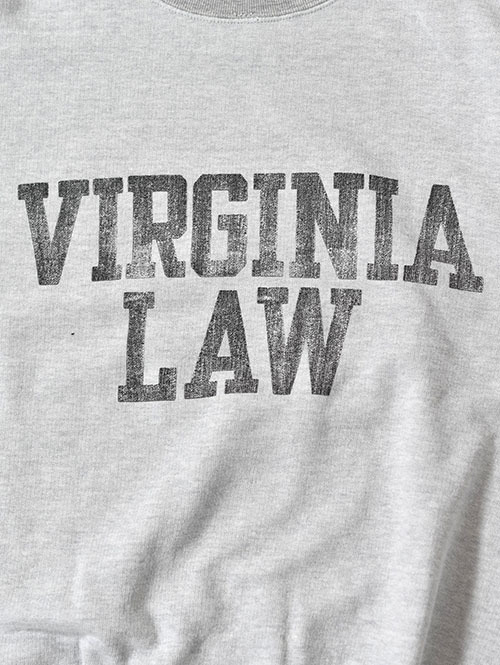 REMI RELIEF  NEW SP加工3飛び裏毛クルー (VIRGINIA LAW)