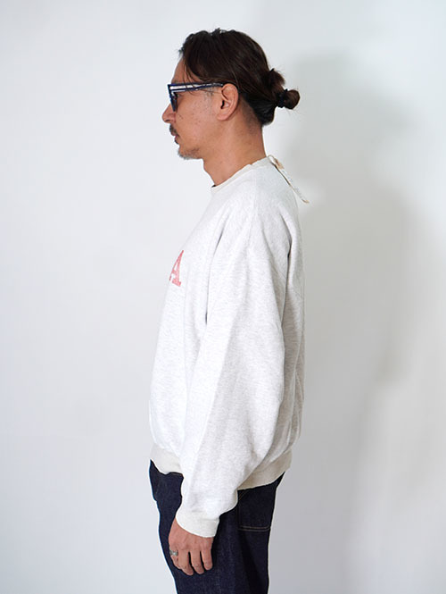 REMI RELIEF  NEW SP加工3飛び裏毛クルー (VIRGINIA LAW)