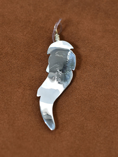 Navajo ANNE VALENCIA  フェザーペンダントトップ 14K
