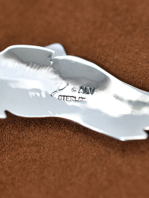 Navajo ANNE VALENCIA  フェザーペンダントトップ 14K